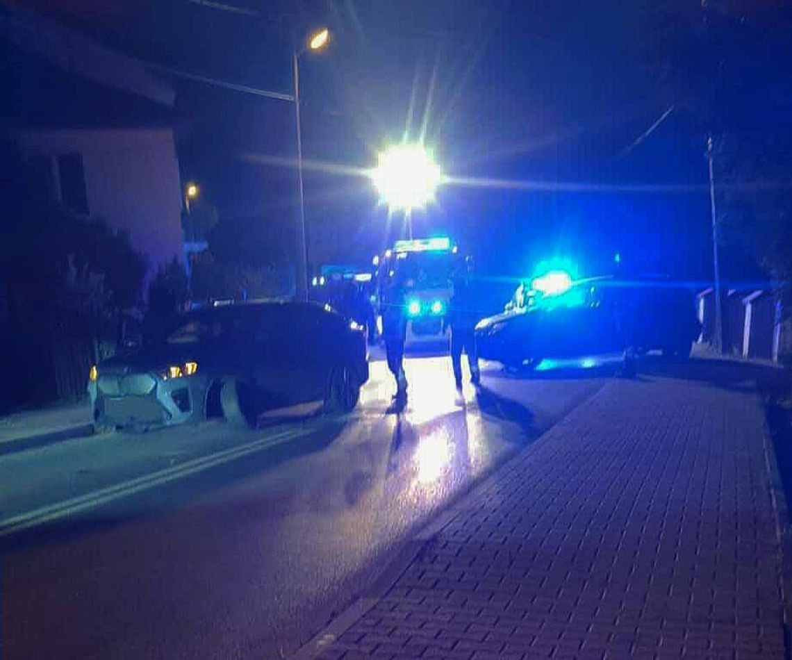 Słomniki, wypadek w powiecie krakowskim, zderzenie samochodów w Słomnikach, kolizja w powiecie krakowskim, ulica Zagłoby