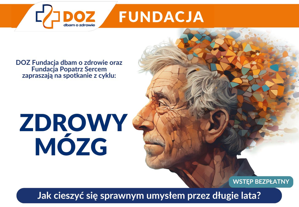 Zdrowy mózg na długie lata – bezpłatne spotkania edukacyjne dla seniorów w Krakowie i Rabce-Zdroju