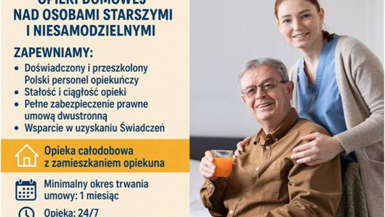 Opieka Seniora 24h w domu - Zamów Opiekunkę Kraków Cała MAŁOPOLSKA/ Opiekunka 24h