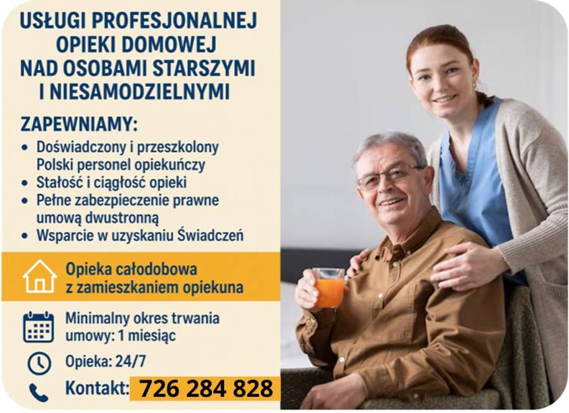 Opieka Seniora 24h w domu - Zamów Opiekunkę Kraków Cała MAŁOPOLSKA/ Opiekunka 24h