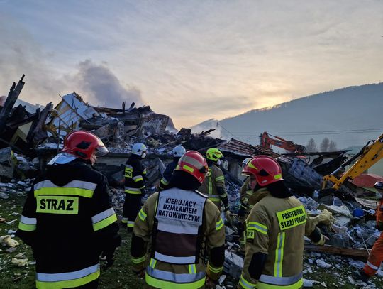 Ogromny wybuch w Ustroniu. Co najmniej dwie osoby nie żyją