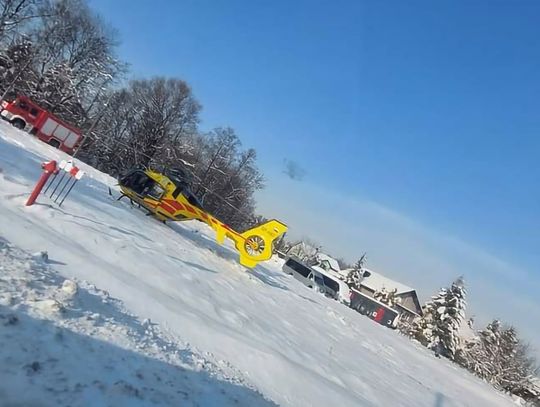 Walka o życie w powiecie wielickim. Interwencja śmigłowca LPR