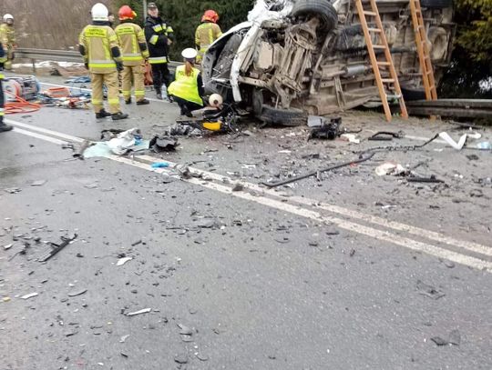 Makabryczny wypadek w Czchowie. Dwie osoby zmarły na miejscu