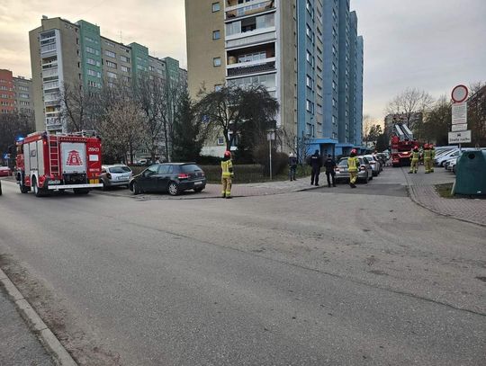 Akcja ratunkowa na Osiedlu Kościuszkowskim w Nowej Hucie