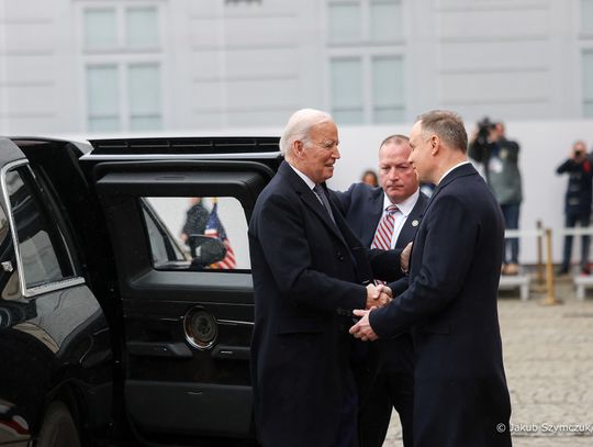 Spotkanie Prezydenta RP Andrzeja Dudy z Joe Bidenem