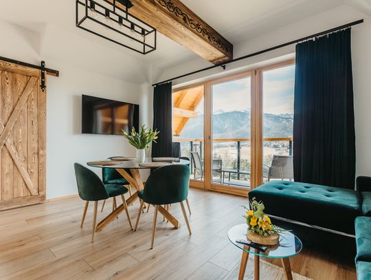 Apartament Zakopane z przestronnym wnętrzem i przyjemnym tarasem
