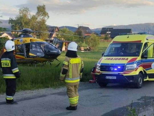Dramatyczna walka o życie w Zawoi. Śmigłowiec LPR w akcji