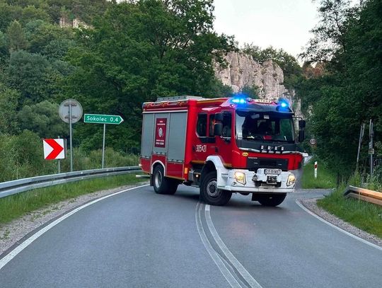 Tragedia w Pieskowej Skale. Śmiertelny wypadek motocyklisty na DW773