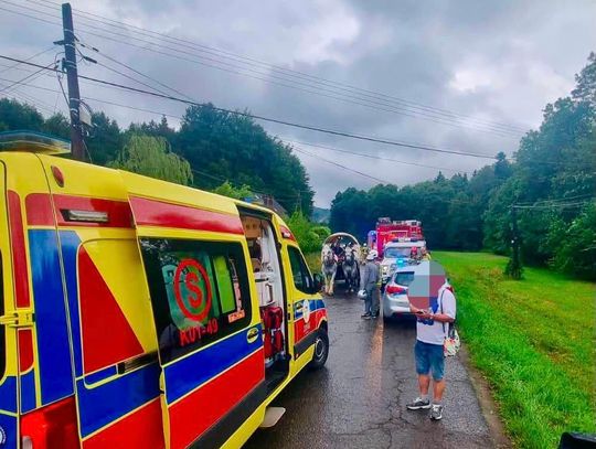 Drzewo spadło na bryczkę z 12 osobami. Burze z gradem paraliżują Małopolskę