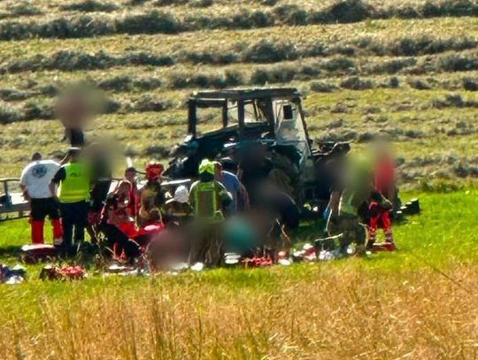 Tragedia w Murzasichlu. Nie żyje 57-latek, kierowca ciągnika był pijany
