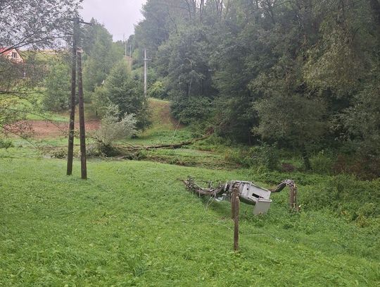 Trudna noc po burzach w powiecie tarnowskim. Strażacy interweniowali 23 razy