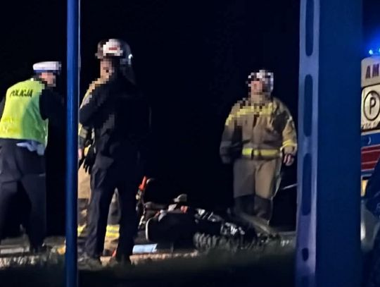 Dramatyczny wypadek na Chyżniance w Spytkowicach. Motocyklista był reanimowany
