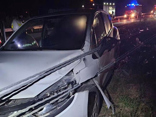 Zderzenie samochodów na S7 w Poskwitowie. Utrudnienia w kierunku Krakowa