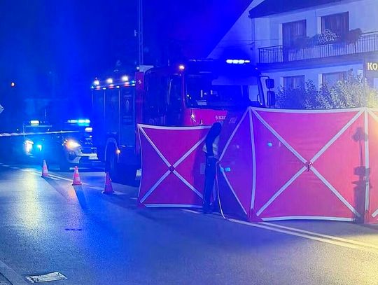 Śmiertelne potrącenie w Waksmundzie. Pieszy zginął na miejscu