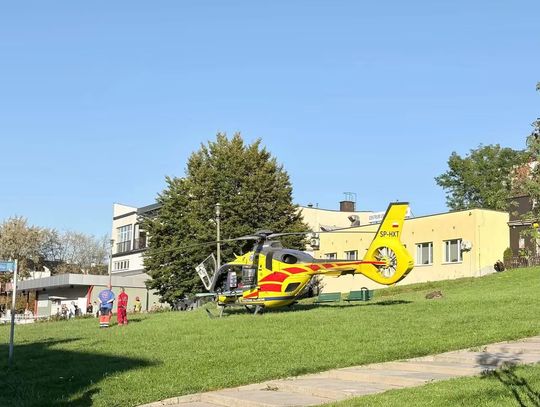 Dziecko przetransportowane śmigłowcem LPR. Interwencja w Skawinie
