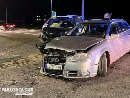 Zderzenie na Zakopiance w Białym Dunajcu. Jedna osoba poszkodowana