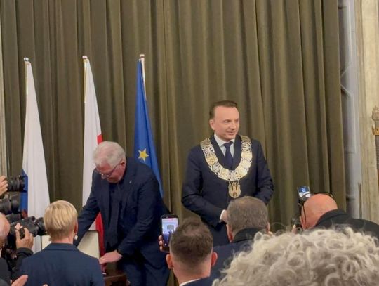 Łukasz Gibała zaprzysiężony na prezydenta Krakowa. Zapowiada wielkie zmiany